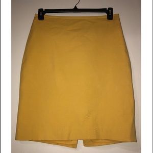 Yellow/Gold skirt from The Limited